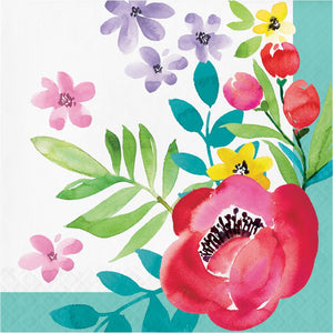 Spring Poppies 2 Ply Luncheon Napkin (16/Pkg) by Creative Converting