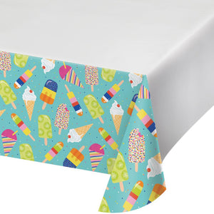 Summer Sweets Paper Tablecover Border Print, 54" x 102" (1/Pkg) by Creative Converting
