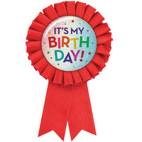 Birthday Award Ribbon Button 1ct by Creative Converting