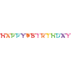 Birthday Jointed Banner, Foil 1ct by Creative Converting