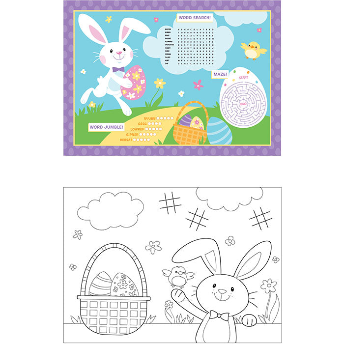 Easter Placemats, Easter Activity 8ct by Creative Converting