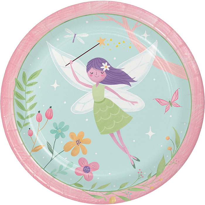 Fairy Forest Dinner Plate 8ct by Creative Converting