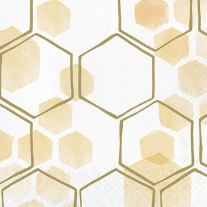 Honeycomb Luncheon Napkin 16ct by Creative Converting