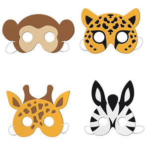Party Animals Foam Masks 4ct by Creative Converting