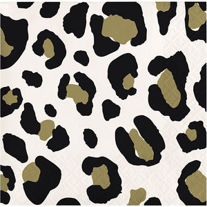 Leopard Beverage Napkin 16ct by Creative Converting