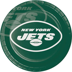 New York Jets Dinner Plate 8ct by Creative Converting