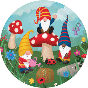 Party Gnomes Dinner Plate 8ct by Creative Converting