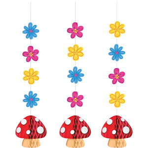 Party Gnomes Hanging Cutouts w/ Honeycomb 3ct by Creative Converting
