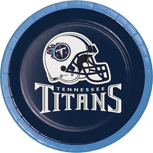 Tennessee Titans Dessert Plates, 8 ct by Creative Converting
