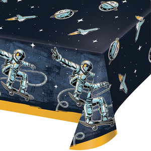 Space Skater Tablecover, Paper 54"x102" 1ct by Creative Converting