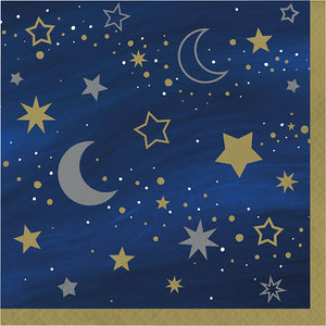 Starry Night Luncheon Napkin 16ct by Creative Converting
