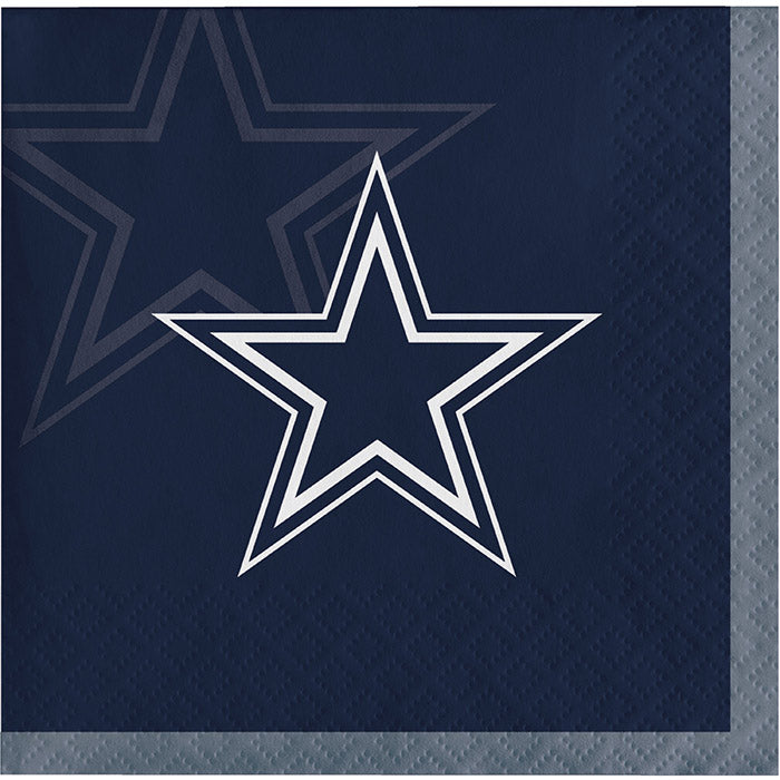 Dallas Cowboys Beverage Napkins, 16 ct Party Decoration