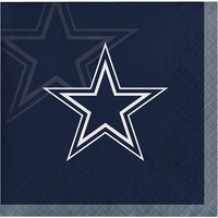 Dallas Cowboys Beverage Napkins, 16 ct Party Decoration