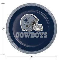 Dallas Cowboys Dessert Plates, 8 ct Party Decoration