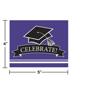 Purple Graduation Invitations, 25/Pkg Party Decoration