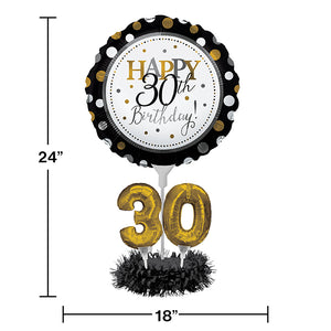 30th Birthday Balloon Centerpiece Kit Party Decoration