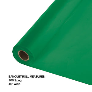 Emerald Green Banquet Roll 40" X 100' Party Decoration