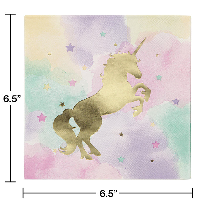 Sparkle Unicorn Napkins, 16 ct