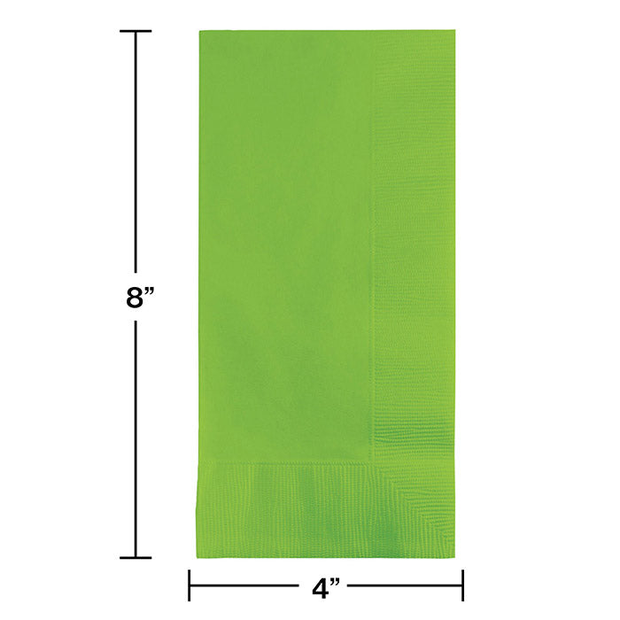 Fresh Lime Dinner Napkins 2Ply 1/8Fld (50/Pkg)