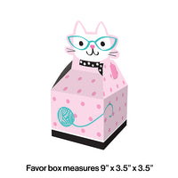 Cat Party Favor Boxes, 8 ct Party Decoration