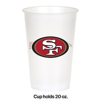San Francisco 49Ers Plastic Cup, 20Oz, 8 ct