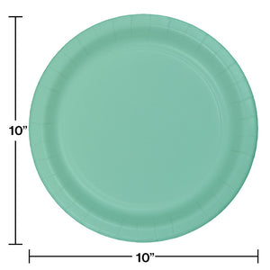 Fresh Mint Green Banquet Plates, 24 ct Party Decoration