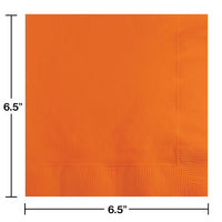 Sunkissed Orange Napkins, 20 ct Party Decoration