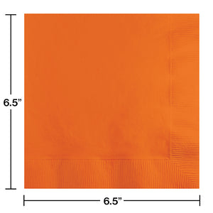 Sunkissed Orange Luncheon Napkin 3Ply, 50 ct Party Decoration