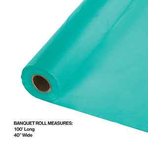 Teal Lagoon Banquet Roll 40" X 100' Party Decoration