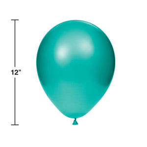 Latex Balloons 12" Teal Lagoon, 15 ct Party Decoration