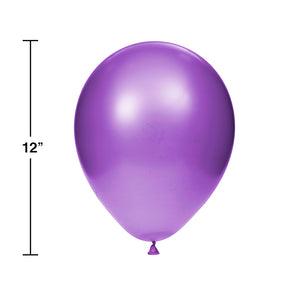 Latex Balloons 12" Amethyst, 15 ct Party Decoration