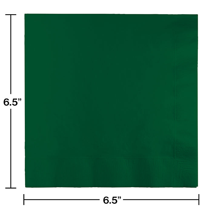 Hunter Green Luncheon Napkin 3Ply, 50 ct Party Decoration