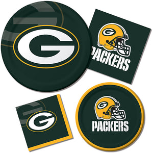 Green Bay Packers Dessert Plates, 8 ct Party Supplies