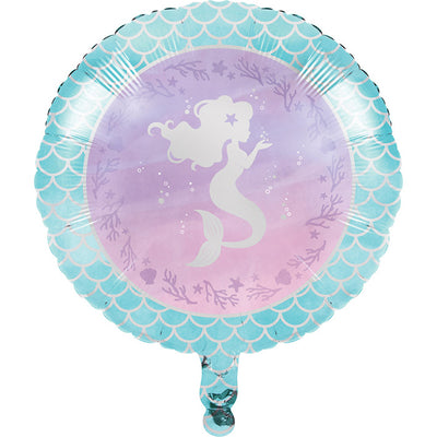 Mermaid Shine Metallic Balloon 18" by Creative Converting