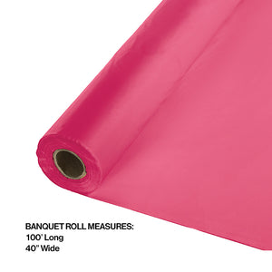 Hot Magenta Banquet Roll 40" X 100' Party Decoration