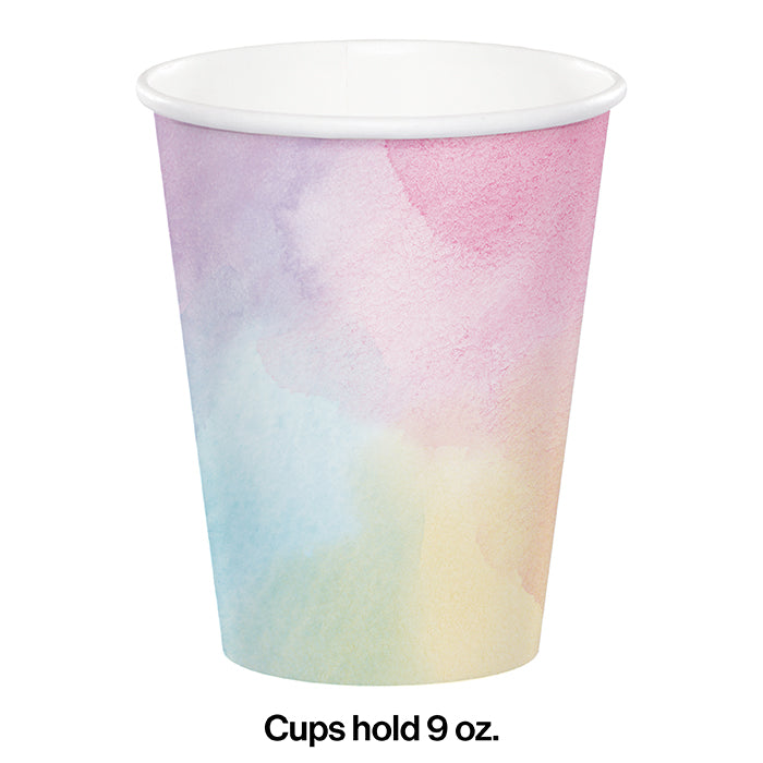 Iridescent Hot/Cold Paper Cups 9 Oz., Iridescent, 8 ct Party Decoration