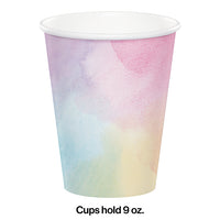 Iridescent Hot/Cold Paper Cups 9 Oz., Iridescent, 8 ct Party Decoration