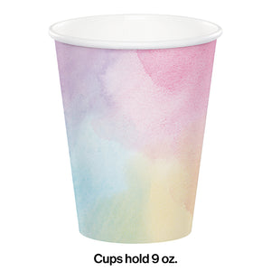 Iridescent Hot/Cold Paper Cups 9 Oz., Iridescent, 8 ct Party Decoration