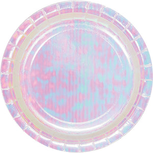 Iridescent Party Dessert Plates, 8 ct by Creative Converting