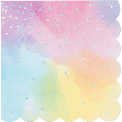Iridescent Party Napkins, 16 ct