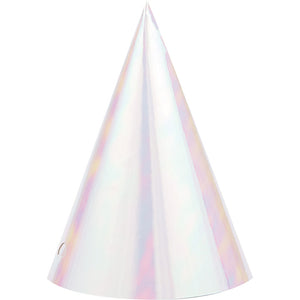 Iridescent Party Party Hats, 8 ct by Creative Converting