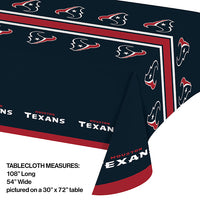 Houston Texans Plastic Table Cover, 54