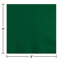 Hunter Green Beverage Napkin 2Ply (50/Pkg)