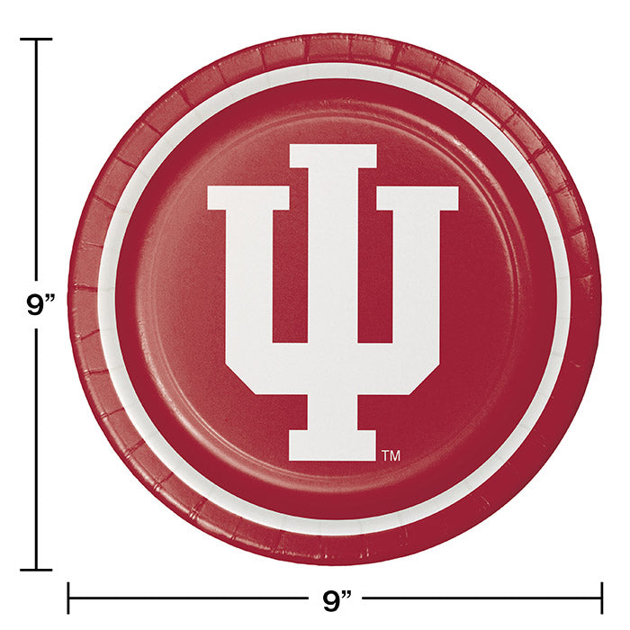 Indiana University Paper Plates, 8 ct Party Decoration