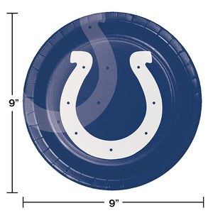 Indianapolis Colts Paper Plates, 8 ct Party Decoration
