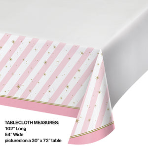 Twinkle Toes Plastic Tablecover Border,  54" X 102" Party Decoration