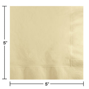 Ivory Beverage Napkin 2Ply, 200 ct Party Decoration