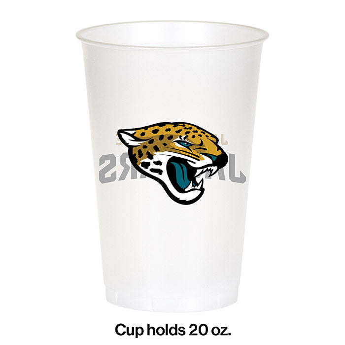 Jacksonville Jaguars Plastic Cup, 20Oz, 8 ct