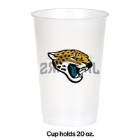 Jacksonville Jaguars Plastic Cup, 20Oz, 8 ct