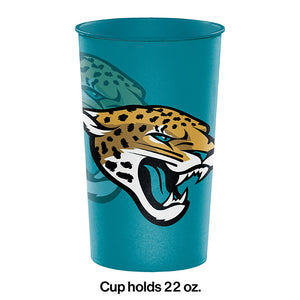 Jacksonville Jaguars Plastic Cup, 22 Oz Party Decoration